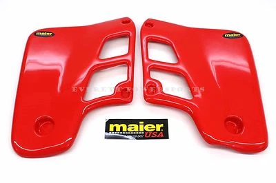 Juego de cubiertas de radiador 88 Honda CR500R paneles rojos de lucha cucharas (ver descripción) #J97 Foto 1 de 4