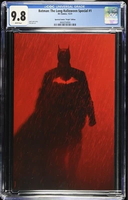 Póster de película espectral Batman The Long Halloween #1 CGC 9,8 cubierta variante virgen Foto 1 de 2