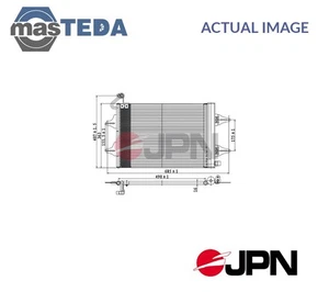 60C9131-JPN A/C AIR CON CONDENSER JPN FOR VW POLO,FOX 1.9L,1.4L,1.2L,1.8L,1.6L - Picture 1 of 5