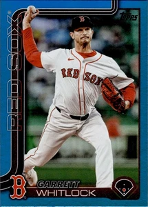 2025 Topps Series 2 - Garrett Whitlock #482 Blue Rainbow Foilboard /150 - Picture 1 of 2