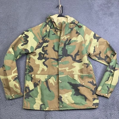 Chaqueta Cabela's De Colección Para Hombre Mediana Camuflada Gore-Tex Con Capucha Impermeable EE. UU. 90s Foto 1 de 4
