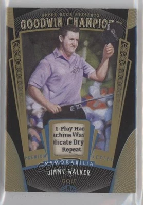 2015 Upper Deck Goodwin Champions Memorabilia Premium Series /50 Jimmy Walker - Image 1 of 2