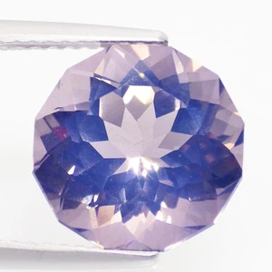 4.64 Cts MYSTICAL ROUND (10 x 10 mm) 100% NATURAL LAVENDER AMETHYST FROM BOLIVIA - Picture 1 of 7