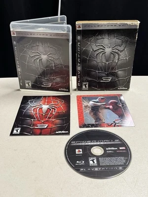 Spider-Man 3 Collector's Edition - PlayStation 3- Tested CIB W/ Card & Slipcover - Image 1 of 4