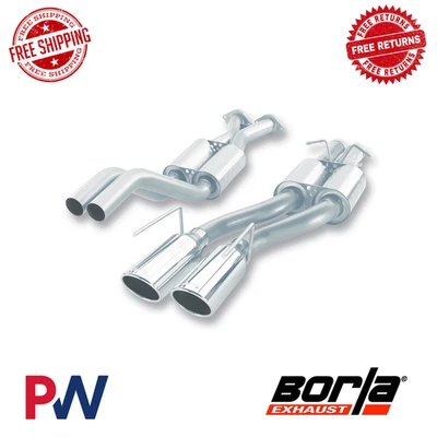 Escape trasero Borla tipo S Cat para Jeep Grand Cherokee SRT-8 2006-2010 6,1 L V8 AT Foto 1 de 2