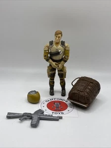 Vintage G.I. Joe Sky Patrol Airwave (V1) 1990 Action Figure 100% Complete Hasbro - Picture 1 of 6
