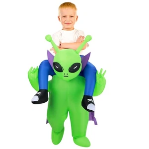 Inflatable Alien Costume, Halloween Blow up Costumes Ride On Alien Costume, F... - Picture 1 of 6