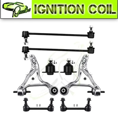 Suspension 8x Lower Ball Joints Control Arms sway Bars For 2001-2007 Volvo V70 - Image 1 of 4