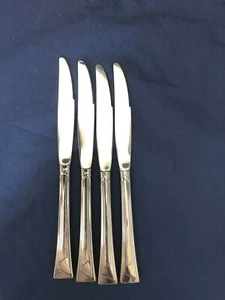 Juego (s) de 4 cuchillos de cena 8-7/8" cortinas Oneida mango hueco puntas serradas - Imagen 1 de 2