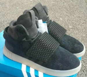 Adidas Infant Boys Tubular Invader Trainers UK 1 & 2 - Picture 1 of 4