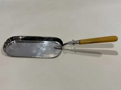 Antigua barredora de migas británica George V Sheffield plateada, 12 1/4" L Foto 1 de 4