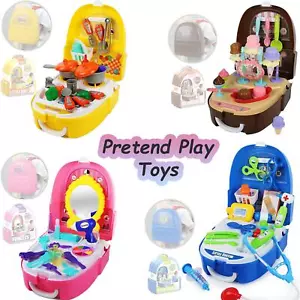 Pretend Play Role Play Makeup, Kitchen Ice Cream, Doctor Toy Set Girls Boys Gift - Picture 1 of 28