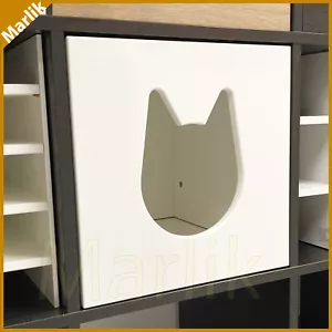 Ikea Kallax Katzenhaus Regaleinsatz, 13x13""x15""/weiß, 104.162.11, NEU - Bild 1 von 4
