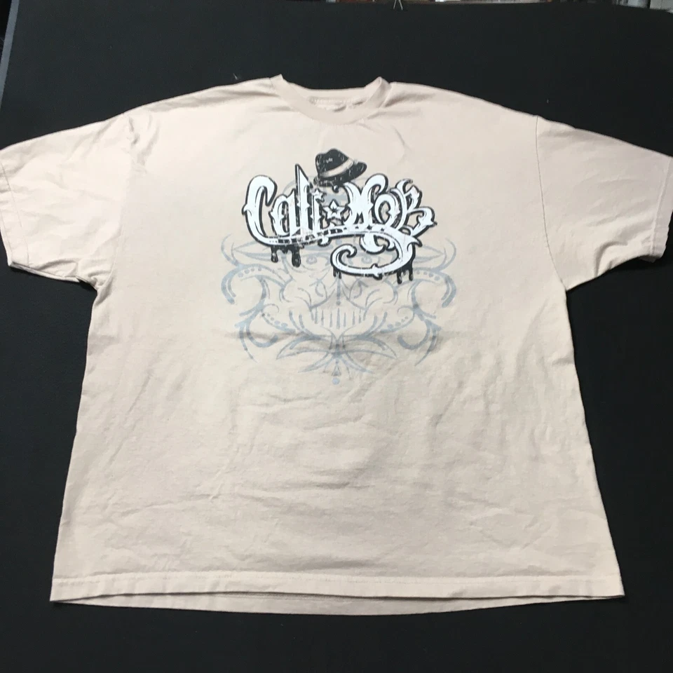 Camiseta negra para hombre CALI MOB Life Chicano Mexican Thug Life 3XL Foto 1 de 4