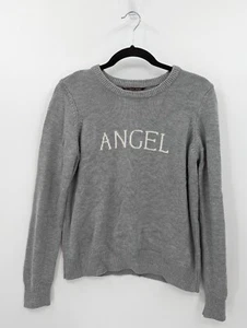 Victoria's Secret Pullover Damen M grau ENGEL Strick Rundhals - Bild 1 von 6