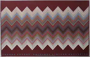 Juergen Peters German 1982 Abstract Silkscreen Poster 24.5 x 38.5 - Picture 1 of 5