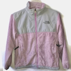 North Face Girl’s Full Zip Terry Jacket Sz M Youth - Picture 1 of 9