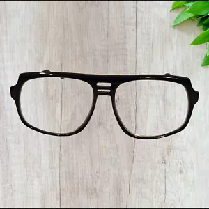 Vintage Personal Optics Kore Aviator Eyeglasses +2.50 Black Frames - Picture 1 of 9