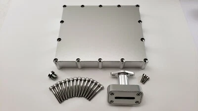 01 02 03 04 05 06 07 08 GSXR 1000 BANDEJA DE ACEITE DE BILLET DE BAJO PERFIL CON RECOGIDA Y PERNOS Foto 1 de 4