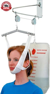 Corrector de postura sobre la puerta y dispositivo de tracción cervical Foto 1 de 4