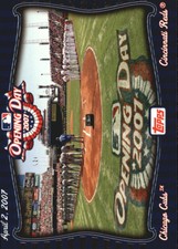 2007 Topps Opening Day Team vs. Team #OD8 Chicago Cubs/Cincinnati Reds