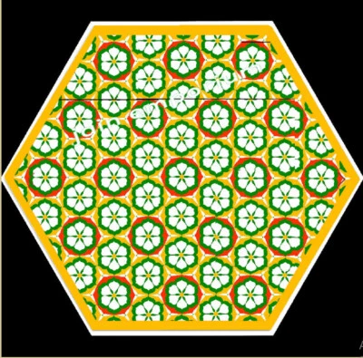 21" antique white Marble Table Top coffee dining inlay Malachite decor mosaic - Image 1 of 4