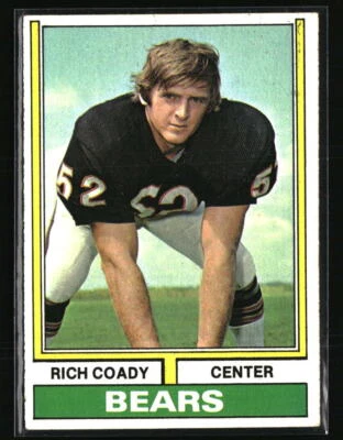 Rich Coady 1974 Topps #18 Football Card - Image 1 of 2