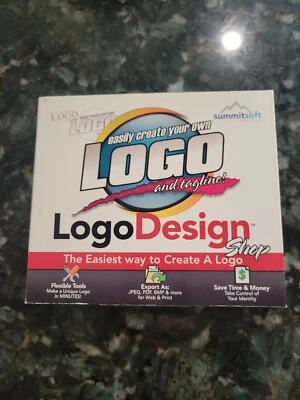 Easily Create Your Own Logo & Tagline (Windows ME/2000/XP/Vista).  Used. - Image 1 of 3