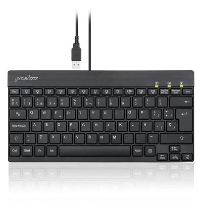 PERIBOARD-426 Mini-Tastatur mit niedrigem Profil und USB-Kabel Schwarz spanis... - Bild 1 von 4