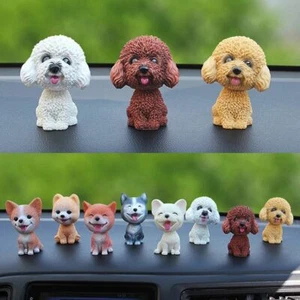 Juguete para cachorro asintiendo cabeza sacudida perro adorno tablero de instrumentos coche decoración coche hogar habitación EE. UU. - Imagen 1 de 22