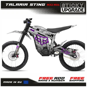Talaria Sting Graphics Kit, Talaria mx3 mx4 Decal, Wrap, Sticker Set - Bild 1 von 8