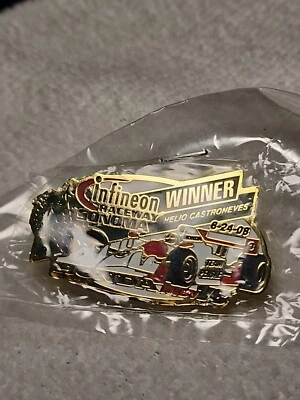 2008 Honda Indy V8 Pin Infineon Sonoma Helio Castroneves Team Penske 500 IndyCar - Image 1 of 4