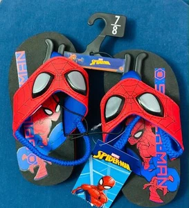 NEW Marvel SPIDERMAN BEACH SANDALS  Toddler Boys SIZE 7/8 - Picture 1 of 1