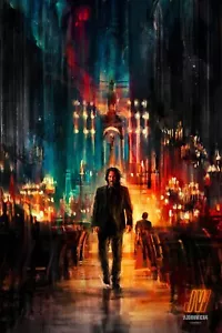 JOHN WICK 4 Framed Movie Poster 2023 - 11x17 13x19 | NEW USA - Picture 1 of 6