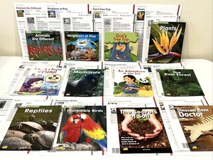 Benchmark Grade 1 Unit 1 Leveled Texts Books Guides Evidence Question Cards - Foto 1 di 5
