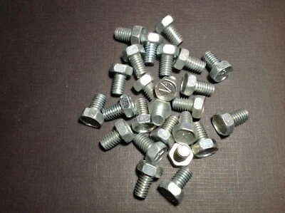 25 pcs 5/16-18 x 1/2 indented hex head body bolts Buick Chevy Pontiac Olds NORS - Image 1 of 4