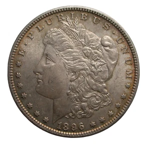 1896 Morgan Silver Dollar - Picture 1 of 2