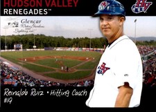 2011 Hudson Valley Renegades SGA Choice #32 Reinaldo Ruiz Hitting Coach Card