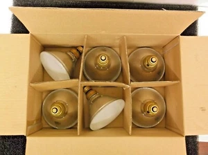 (6 Pack) PAR38 Halogen Floodlight 130V 45W Frosted Lamp (A7S) - Picture 1 of 7