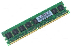 417439-051 HP DDR2 MEMORY 1GB 667 MHz 2RX8 PC2-5300E - Picture 1 of 7
