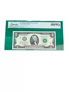 2009 $2 FRN, NEW YORK STAR NOTE, FR#1939-B*,LEGACY CHOICE ABOUT NEW 58PPQ - Picture 1 of 3