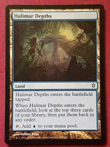 Magic The Gathering WORLDWAKE HALIMAR DEPTHS land card MTG - Picture 1 of 2