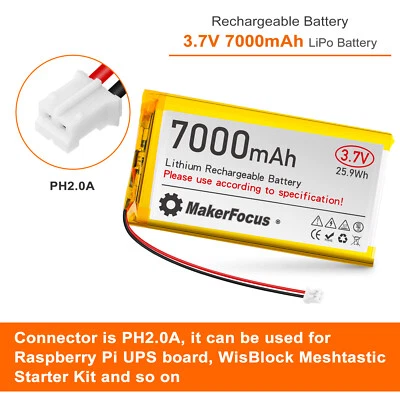 1260110 3,7V 7000mAh Li-Po Batterie für Powerbank Spielzeug GPS - Bild 1 von 4