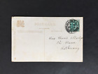 GB 1903 HUNTLEY DOUBLE RING POSTMARK ON POSTCARD TO ROTHIEMAY THE MANSE