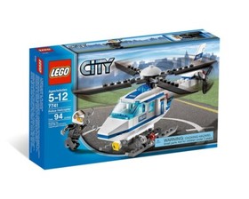 NEW RETIRED Lego City 7741 Police Helicopter SEALED NIB