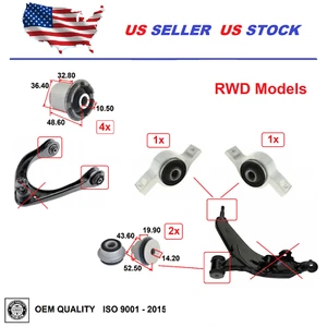 Control Arm Bushing Front For Lexus ISF 2008-2014 IS250 IS350 2006-2014 RWD Set - Picture 1 of 6