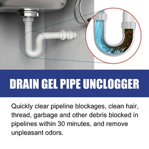 Powerful Kitchen Pipe Dredging Agent Dredge Deodorant Toilet Sink Drain Cleaner - Picture 1 of 9