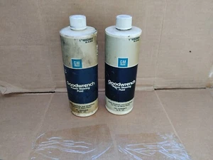 VINTAGE GM POWER STEERING FLUID GM #1052884 2 BOTTLE *FULL* - Picture 1 of 6