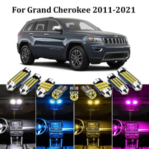 19x Bulbs for JEEP Grand Cherokee 2011-2020 2021 Interior LED Light Package Kit  - Picture 1 of 13