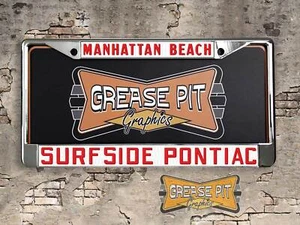 Surfside Pontiac Manhattan Beach License Plate Frame - Picture 1 of 3